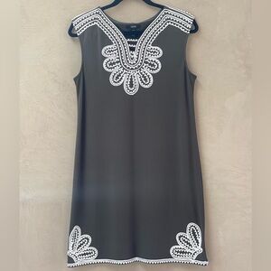 Alfani moss-green sleeveless elegant women dress Size Petite M